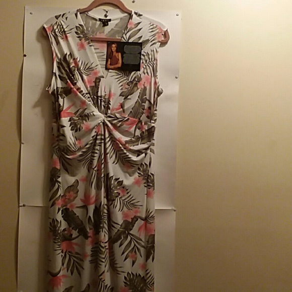 IMAN Dresses & Skirts - IMAN MAXI DRESS, SIZE LARGE